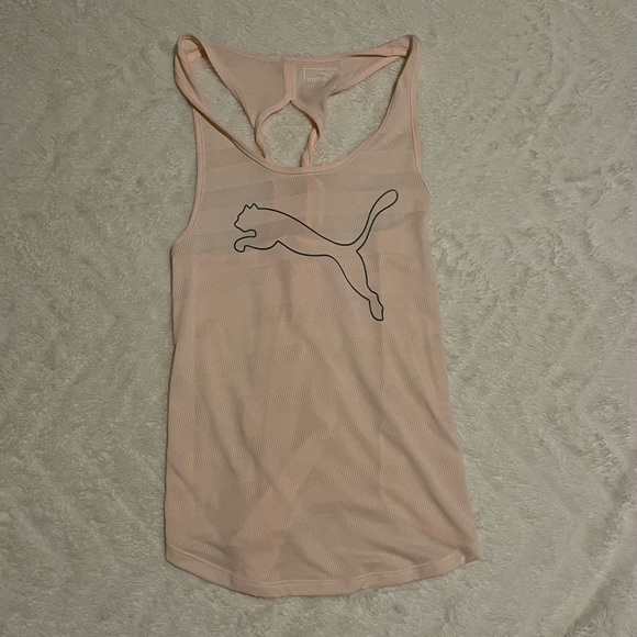 Baby pink Puma workout tank top, size xs - Picture 1 of 2